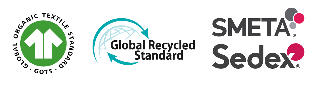 Additional sustainability certification icons for eco packaging